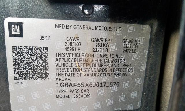 Photo 9 VIN: 1G6AF5SX6J0171575 - CADILLAC ATS 