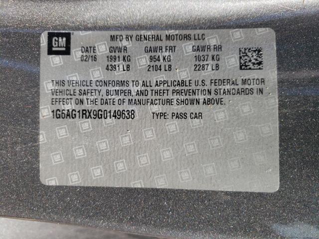 Photo 9 VIN: 1G6AG1RX9G0149638 - CADILLAC ATS 