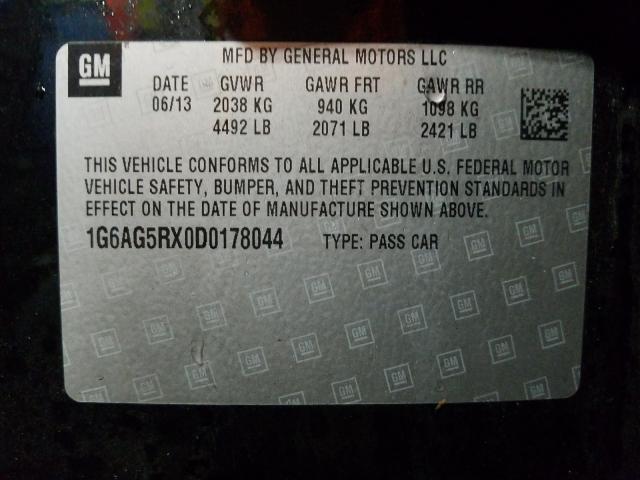 Photo 9 VIN: 1G6AG5RX0D0178044 - CADILLAC ATS 