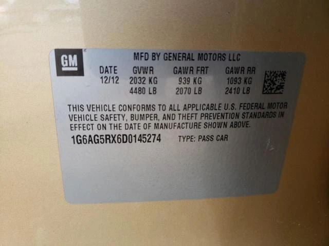 Photo 11 VIN: 1G6AG5RX6D0145274 - CADILLAC ATS 