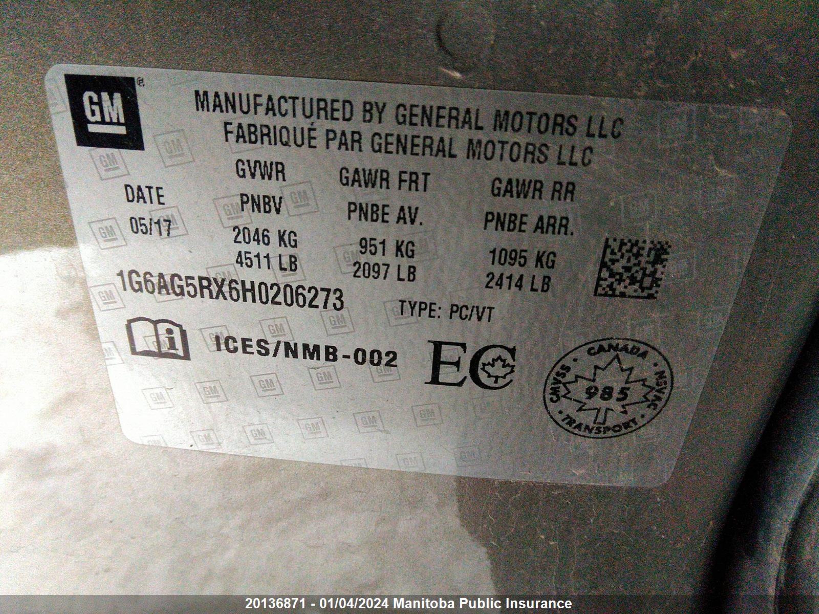 Photo 8 VIN: 1G6AG5RX6H0206273 - CADILLAC ATS 