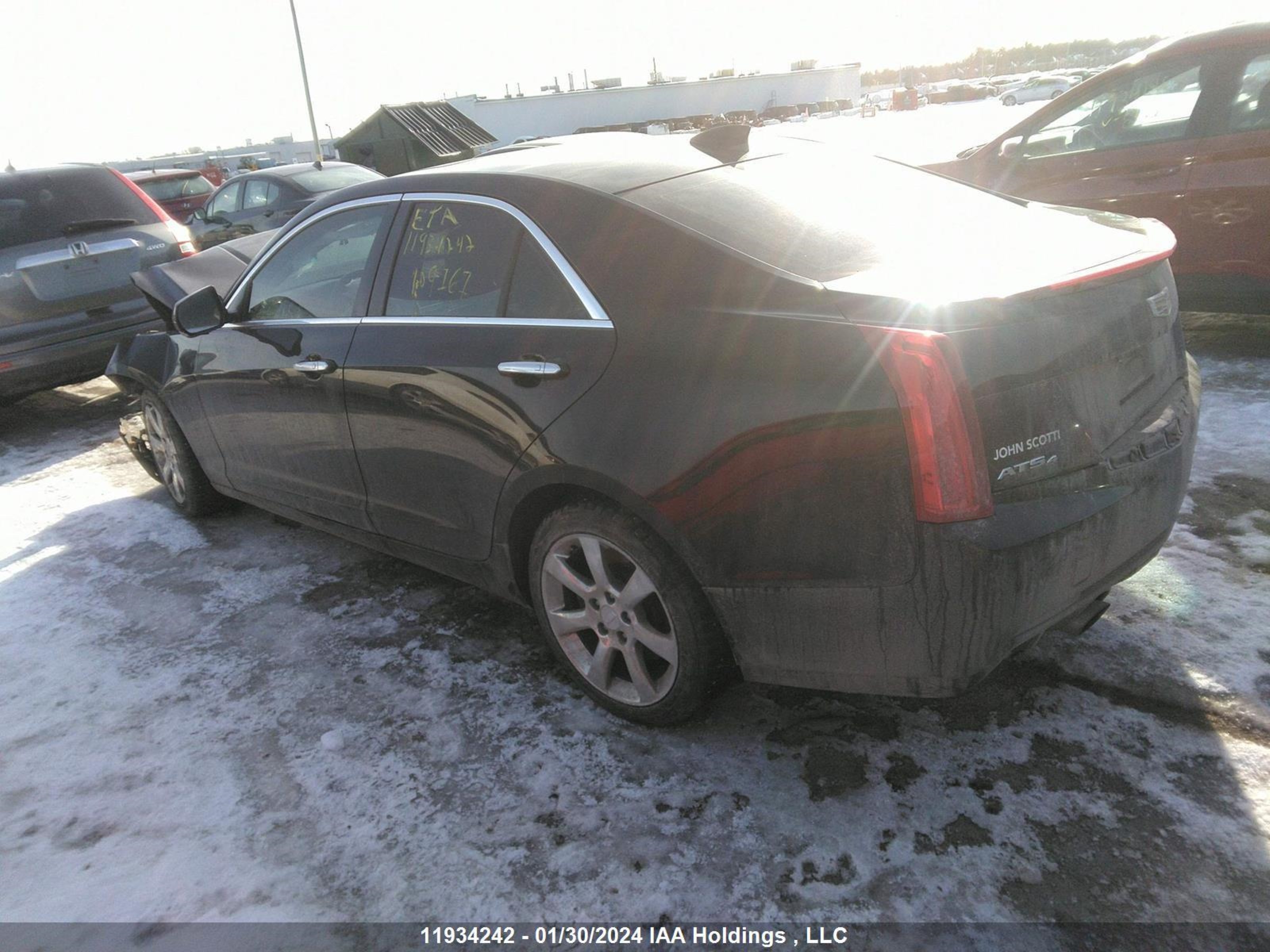 Photo 2 VIN: 1G6AH5R37F0109767 - CADILLAC ATS 