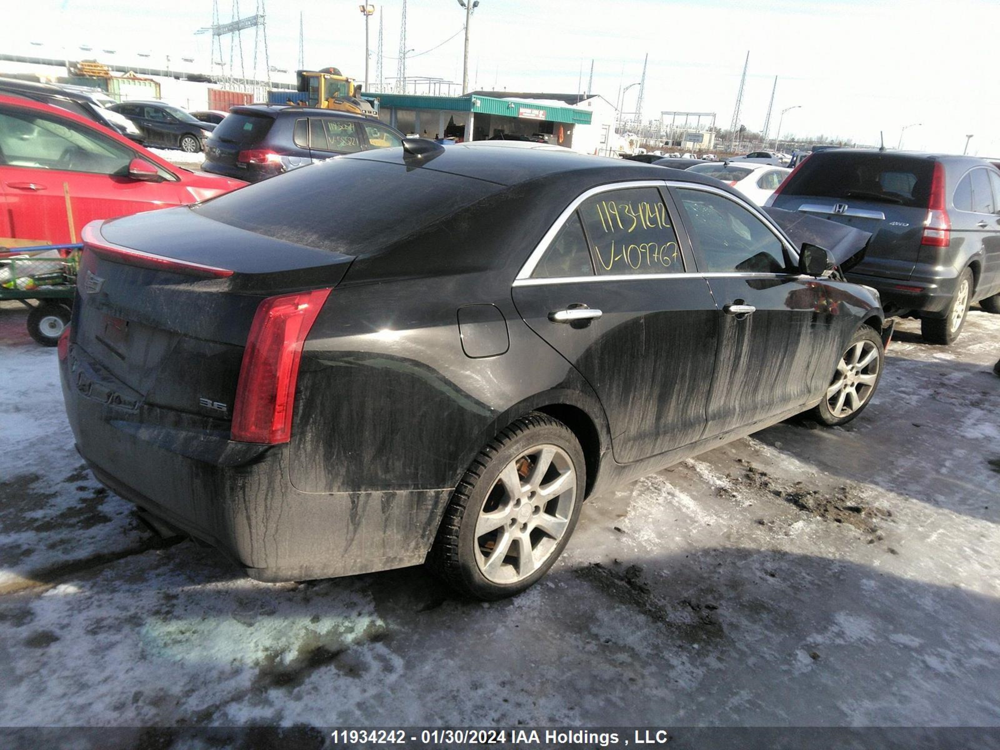 Photo 3 VIN: 1G6AH5R37F0109767 - CADILLAC ATS 