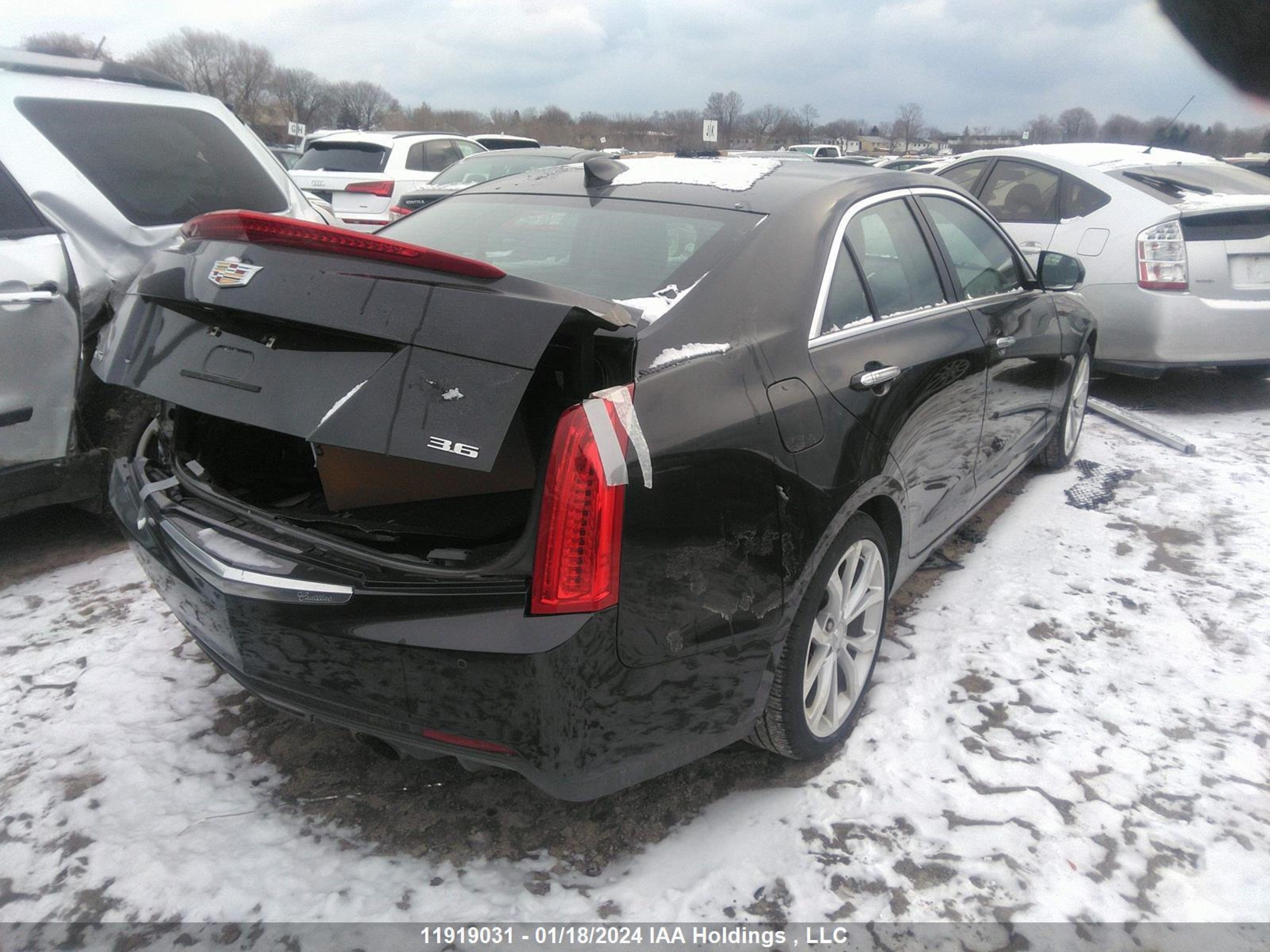 Photo 3 VIN: 1G6AM5S30F0137593 - CADILLAC ATS 