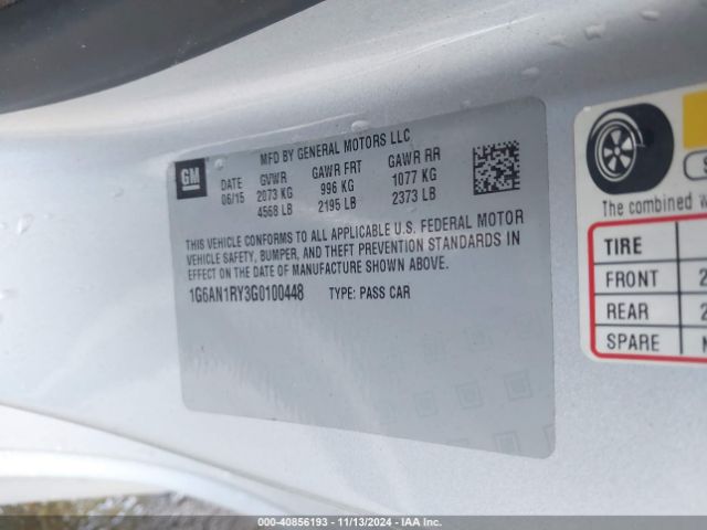 Photo 8 VIN: 1G6AN1RY3G0100448 - CADILLAC ATS 
