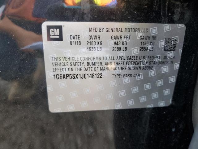Photo 11 VIN: 1G6AP5SX1J0148122 - CADILLAC CTS 