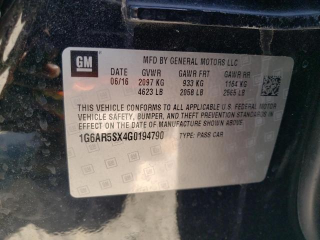 Photo 11 VIN: 1G6AR5SX4G0194790 - CADILLAC CTS 