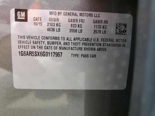 Photo 12 VIN: 1G6AR5SX6G0117967 - CADILLAC CTS LUXURY 