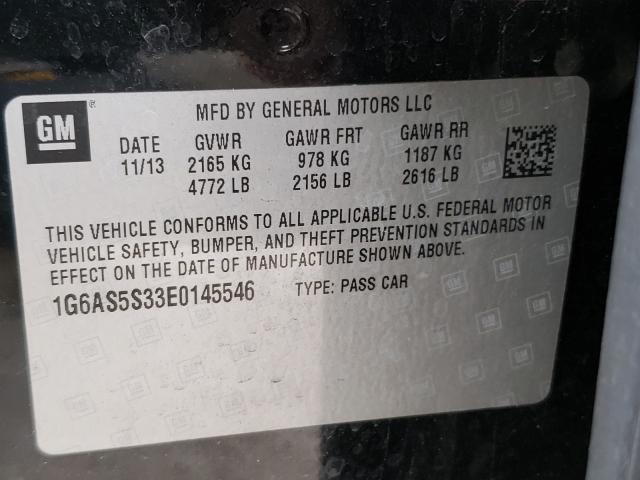 Photo 9 VIN: 1G6AS5S33E0145546 - CADILLAC CTS PERFOR 