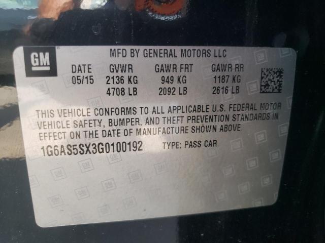 Photo 9 VIN: 1G6AS5SX3G0100192 - CADILLAC CTS PERFOR 