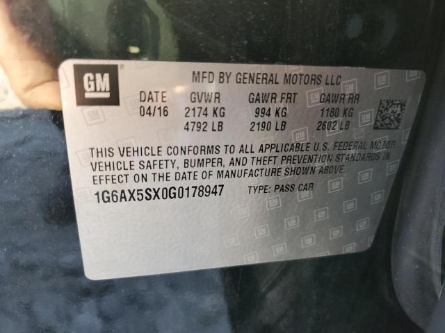 Photo 11 VIN: 1G6AX5SX0G0178947 - CADILLAC CTS LUXURY 