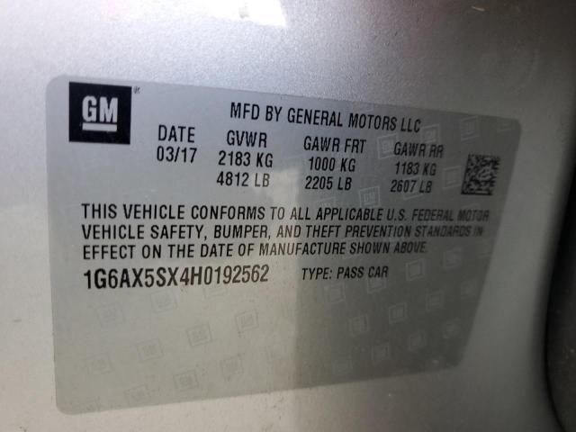 Photo 11 VIN: 1G6AX5SX4H0192562 - CADILLAC CTS 