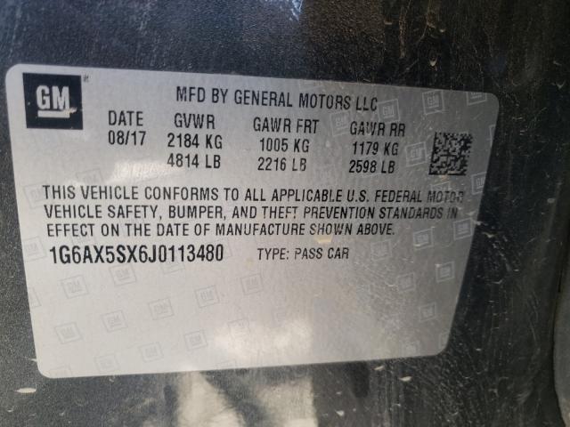 Photo 9 VIN: 1G6AX5SX6J0113480 - CADILLAC CTS 