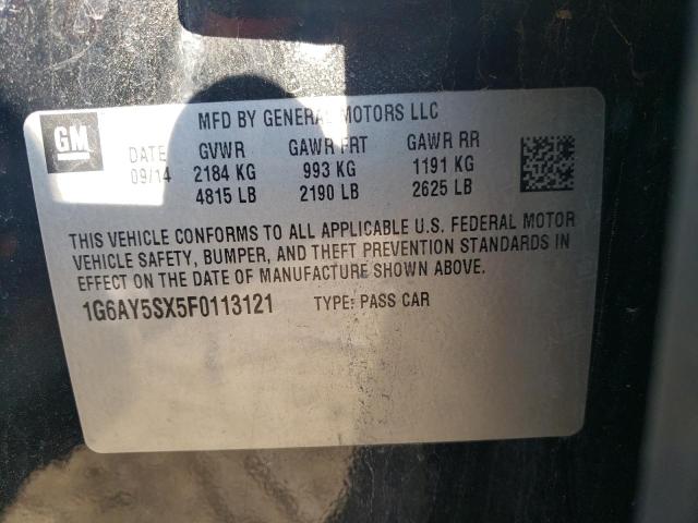 Photo 11 VIN: 1G6AY5SX5F0113121 - CADILLAC CTS PERFOR 