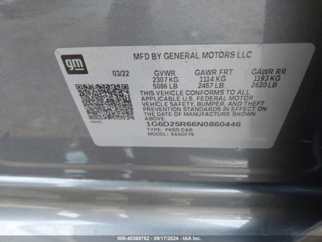 Photo 8 VIN: 1G6D25R66N0860446 - CADILLAC CT5 