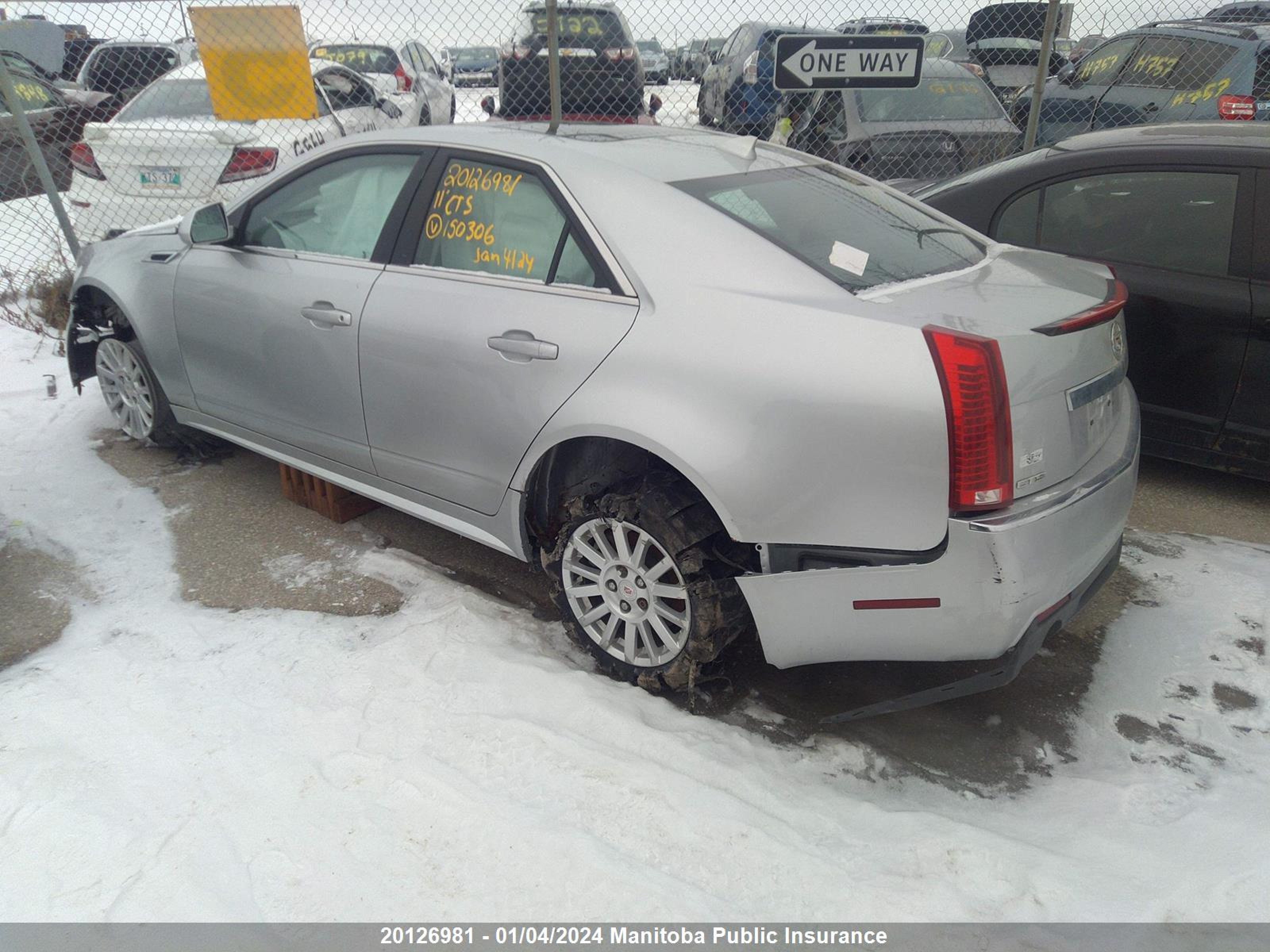 Photo 2 VIN: 1G6DA5EY4B0150306 - CADILLAC CTS 