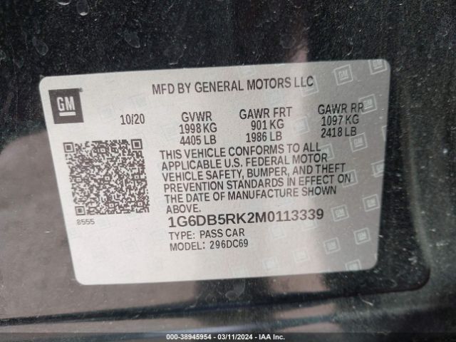 Photo 8 VIN: 1G6DB5RK2M0113339 - CADILLAC CT4 