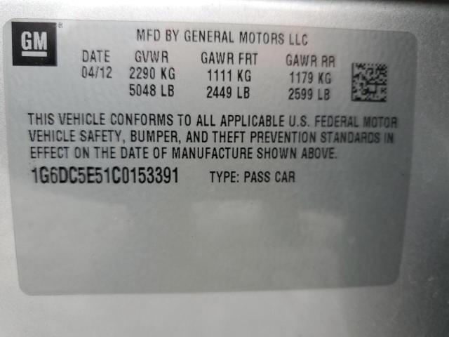 Photo 11 VIN: 1G6DC5E51C0153391 - CADILLAC CTS 