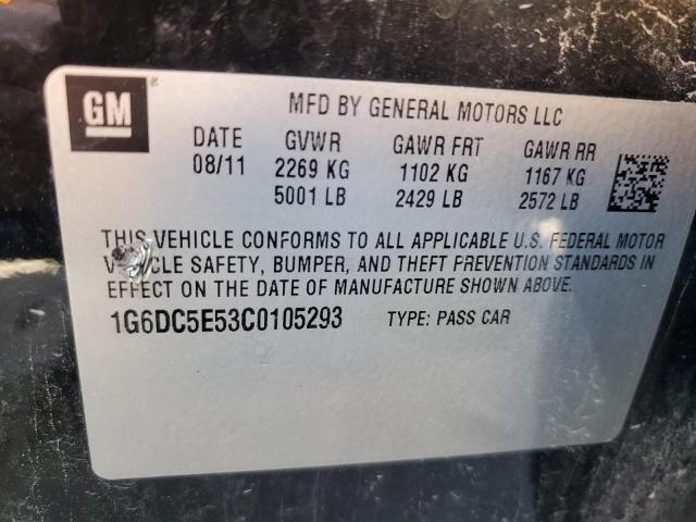 Photo 12 VIN: 1G6DC5E53C0105293 - CADILLAC CTS 