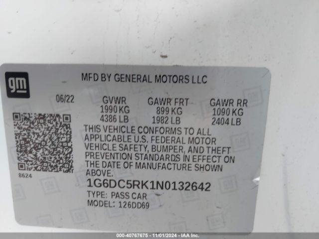 Photo 8 VIN: 1G6DC5RK1N0132642 - CADILLAC CT4 