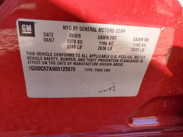Photo 11 VIN: 1G6DC67A980125670 - CADILLAC STS 