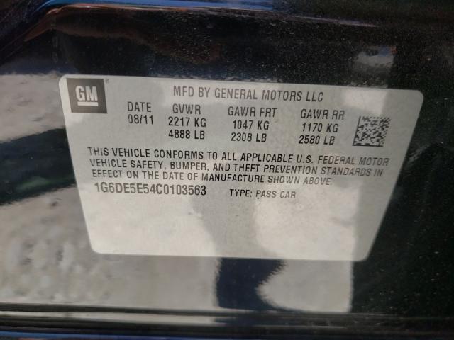 Photo 9 VIN: 1G6DE5E54C0103563 - CADILLAC CTS LUXURY 