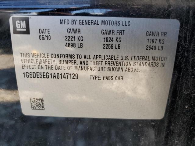 Photo 11 VIN: 1G6DE5EG1A0147129 - CADILLAC CTS LUXURY 