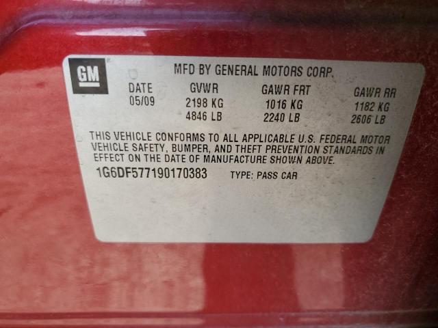 Photo 11 VIN: 1G6DF577190170383 - CADILLAC CTS 