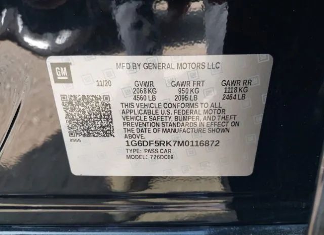 Photo 8 VIN: 1G6DF5RK7M0116872 - CADILLAC CT4 