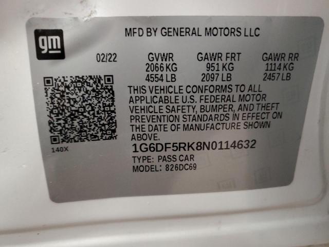 Photo 12 VIN: 1G6DF5RK8N0114632 - CADILLAC CT4 PREMIU 