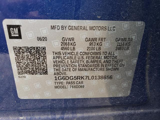 Photo 9 VIN: 1G6DG5RK7L0138656 - CADILLAC CT4 SPORT 