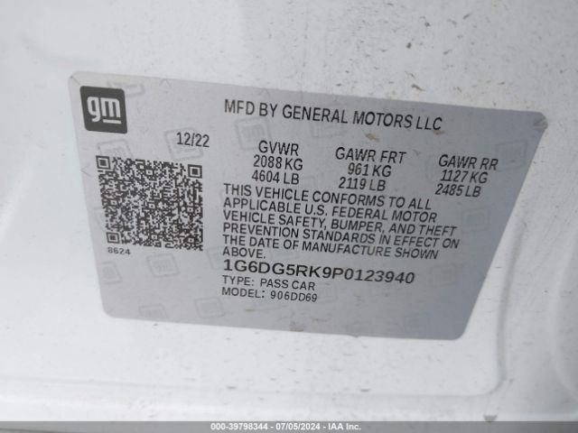 Photo 8 VIN: 1G6DG5RK9P0123940 - CADILLAC CT4 