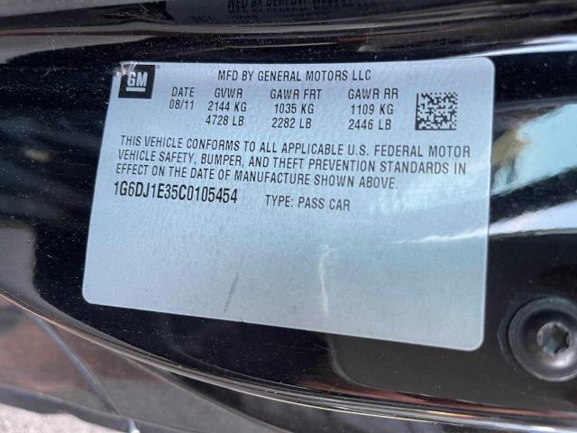 Photo 9 VIN: 1G6DJ1E35C0105454 - CADILLAC CTS PERFOR 