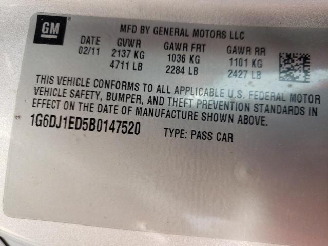 Photo 9 VIN: 1G6DJ1ED5B0147520 - CADILLAC CTS PERFOR 