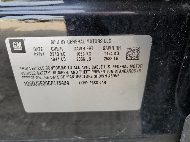 Photo 11 VIN: 1G6DJ5E36C0115434 - CADILLAC CTS PERFOR 