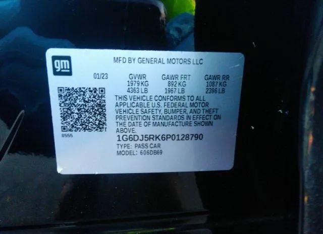 Photo 8 VIN: 1G6DJ5RK6P0128790 - CADILLAC CT4 