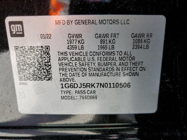 Photo 9 VIN: 1G6DJ5RK7N0110506 - CADILLAC CT4 LUXURY 