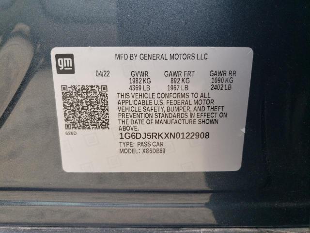 Photo 11 VIN: 1G6DJ5RKXN0122908 - CADILLAC CT4 LUXURY 