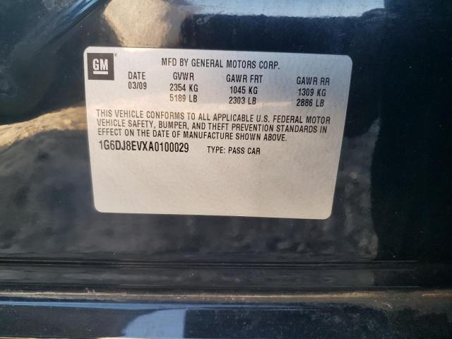 Photo 11 VIN: 1G6DJ8EVXA0100029 - CADILLAC CTS PERFOR 