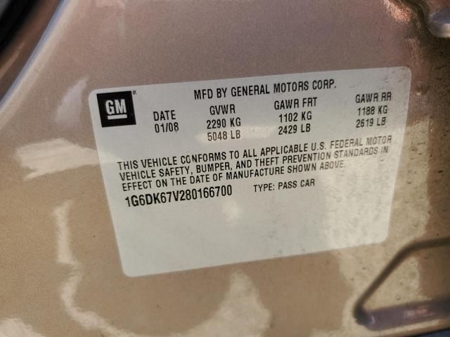 Photo 11 VIN: 1G6DK67V280166700 - CADILLAC STS 