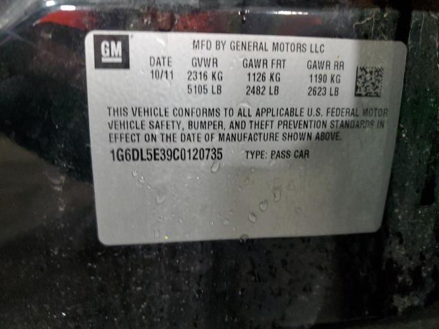 Photo 11 VIN: 1G6DL5E39C0120735 - CADILLAC CTS PERFOR 