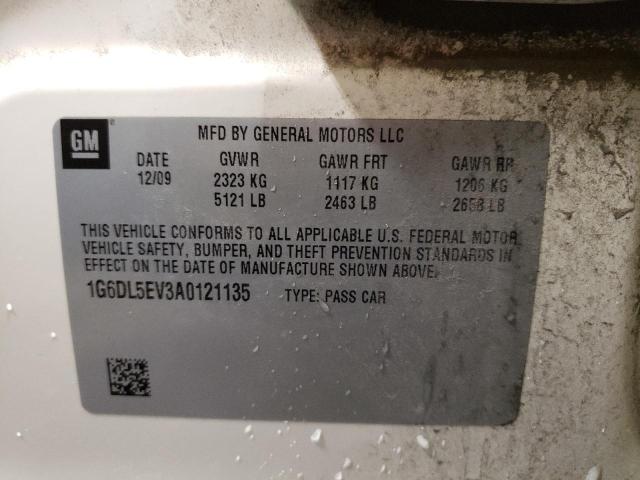 Photo 11 VIN: 1G6DL5EV3A0121135 - CADILLAC CTS PERFOR 