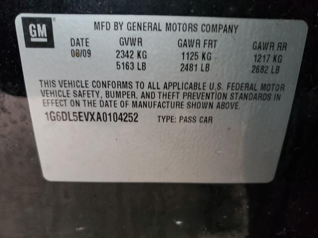 Photo 9 VIN: 1G6DL5EVXA0104252 - CADILLAC CTS PERFOR 