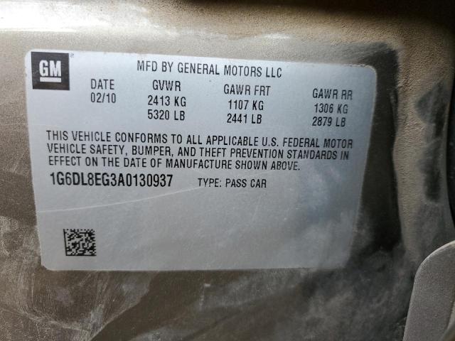 Photo 11 VIN: 1G6DL8EG3A0130937 - CADILLAC CTS PERFOR 