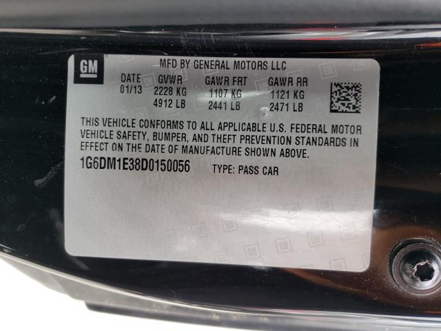 Photo 9 VIN: 1G6DM1E38D0150056 - CADILLAC CTS PERFOR 