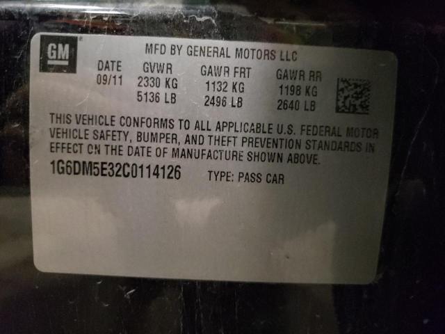 Photo 9 VIN: 1G6DM5E32C0114126 - CADILLAC CTS PERFOR 