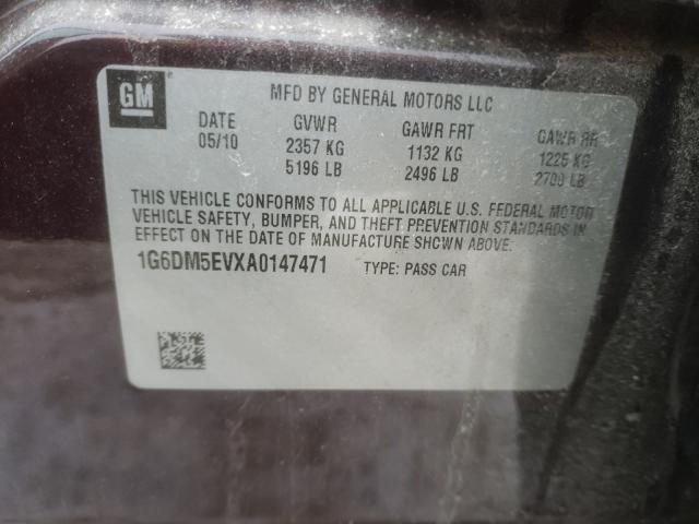 Photo 9 VIN: 1G6DM5EVXA0147471 - CADILLAC CTS PERFOR 