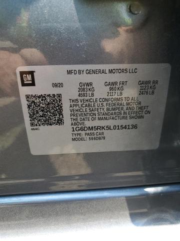 Photo 11 VIN: 1G6DM5RK5L0154136 - CADILLAC CT5 LUXURY 