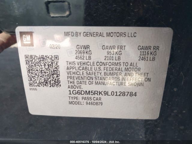 Photo 8 VIN: 1G6DM5RK9L0128784 - CADILLAC CT5 