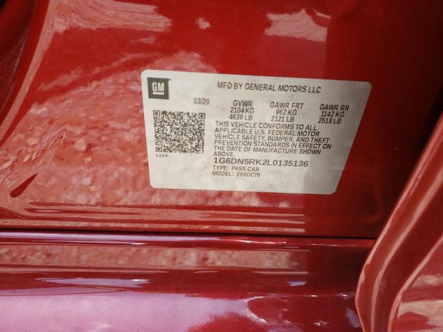 Photo 11 VIN: 1G6DN5RK2L0135136 - CADILLAC CT5 PREMIU 